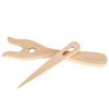 Wooden Knitting Fork Weaving Big Eye Needle Bracelet Necklace DIY Wooden Weaving Tool