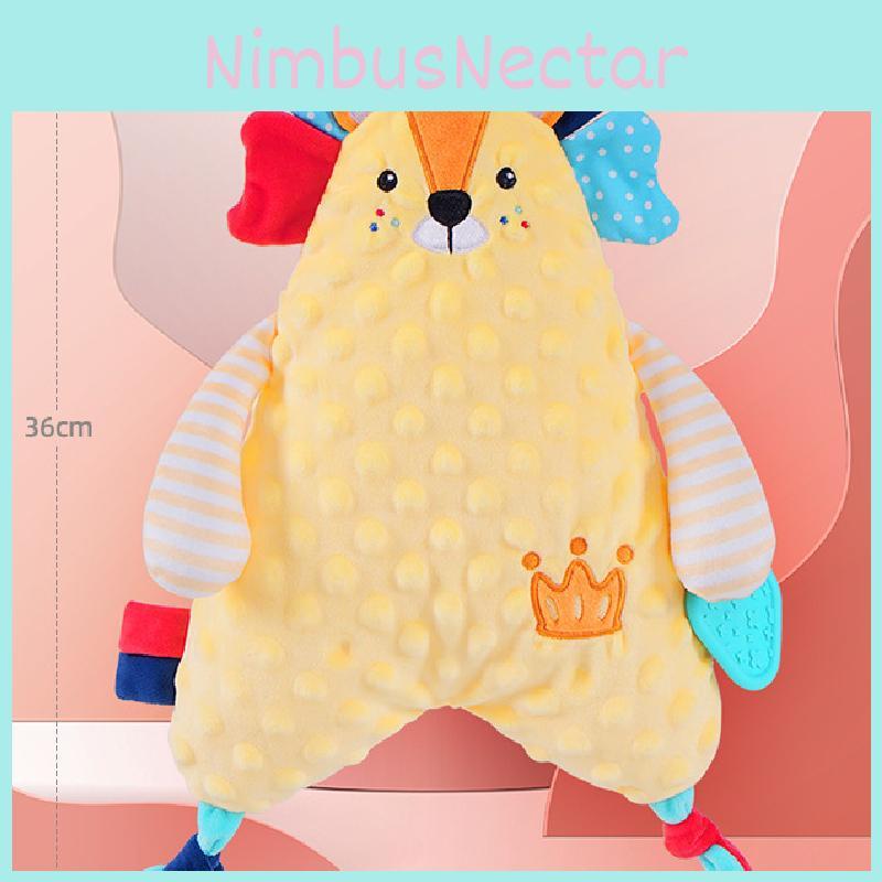 Lion Animal Plush Baby Toy With Gentle Touch For Early Development And Teething