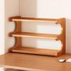 Space-saving Desktop Storage Rack Compact Simple Shoe Organizer Practical Desk Bookshelf  Seasoning