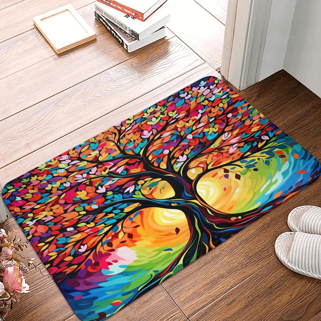 Cute Peacock Pattern Modern Style Front Floor Door Entrance Mats Outdoor Bath Kitchen Doormat Bedroom Carpet Rug