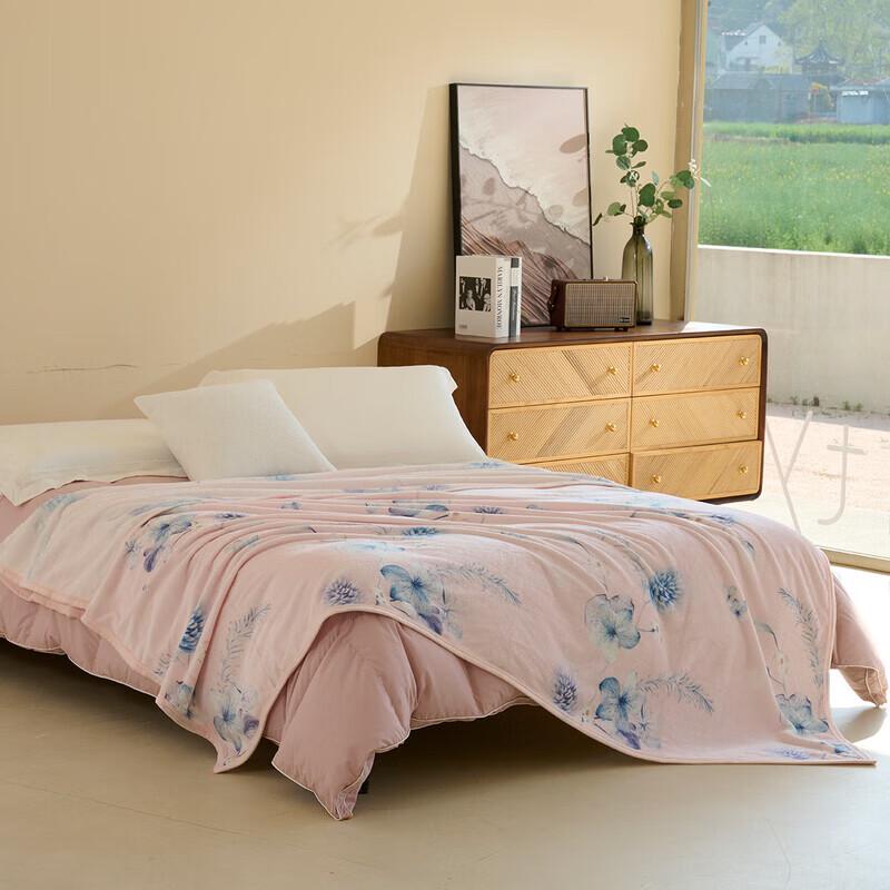

Mercury Home Textiles Dreamy Flowery Stream Cotton Flannel Blanket