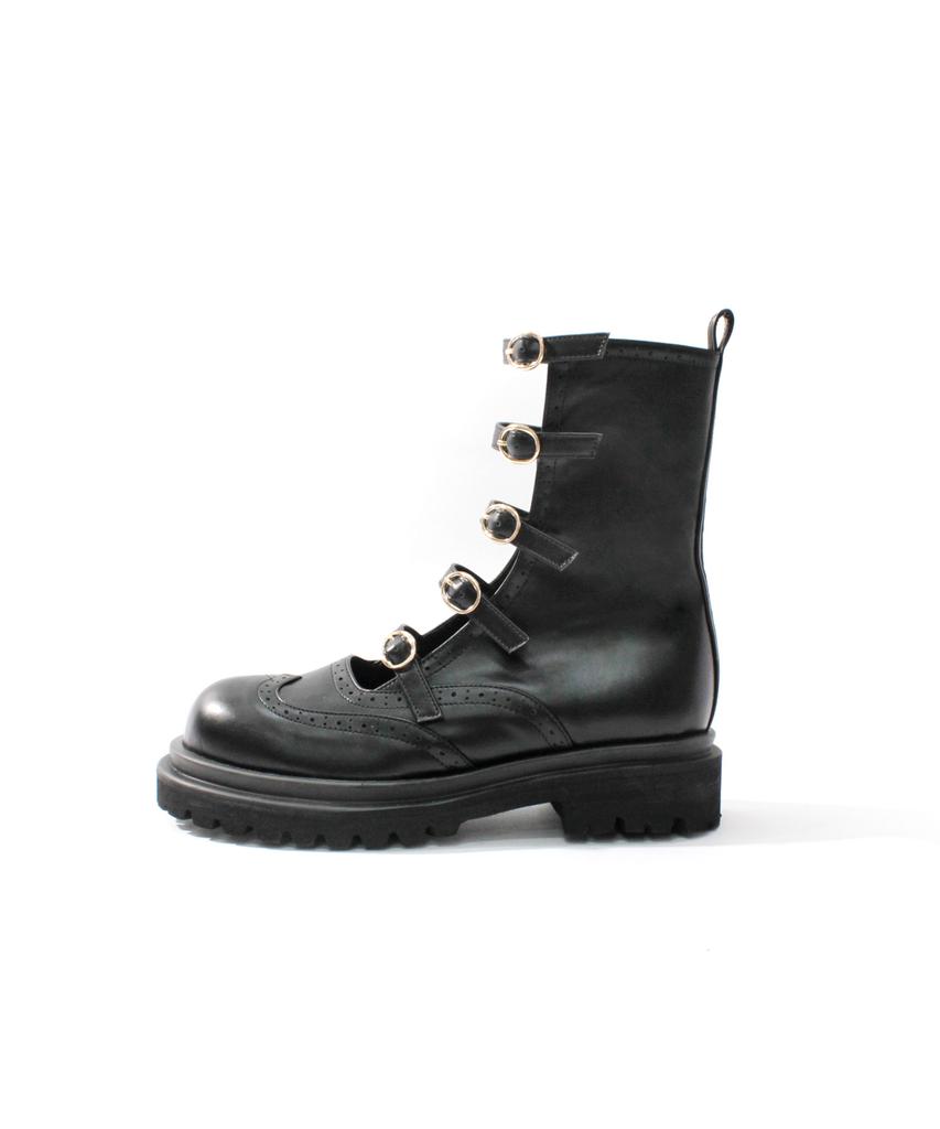 Shoehi Luella Belted Walker Boots_B2555
