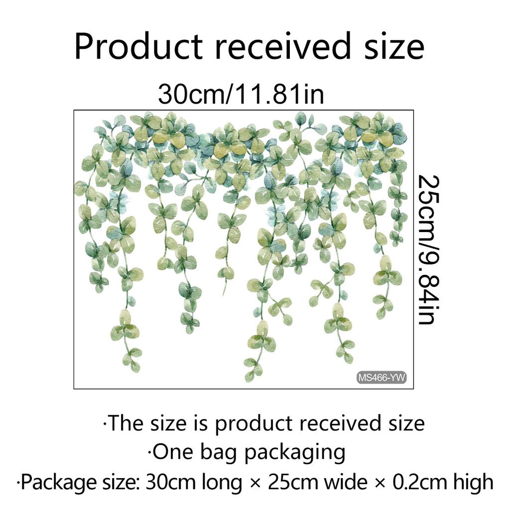 C43# Flowers Birds Various Green Plants Flowers Wall Sticker Bathroom Toilet Decor Decals Living Room Cabinet Home Decoration