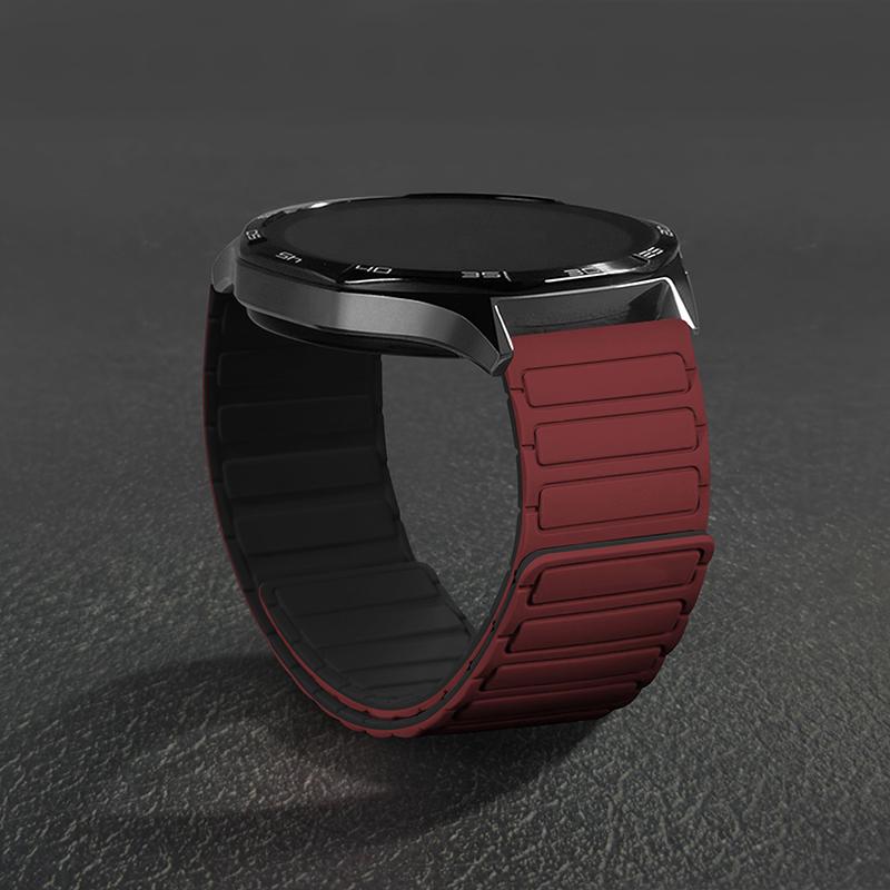 Magnetic silicone Band For Samsung Galaxy Watch 7 FE 6 4 classic 5pro Bracelet correa Huawei watch GT 6 5 4 pro 20mm 22mm straps