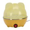 Cuoci Uova Rapido 350W Capacità 7 Uova PP Portatile Macchina per Uova Sode per Casa Stanza Universitaria Ufficio Giallo