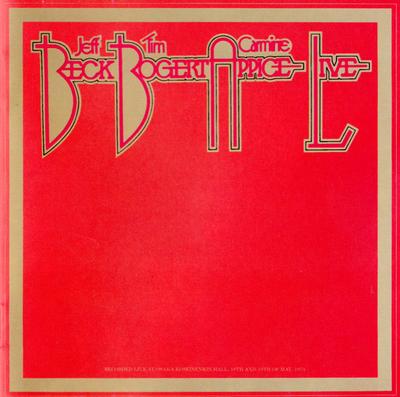 CD BECK, BOGERT & APPICE - Beck, Bogert & Appice Live ESCA50678 Epic 1989 Japan Rock Used