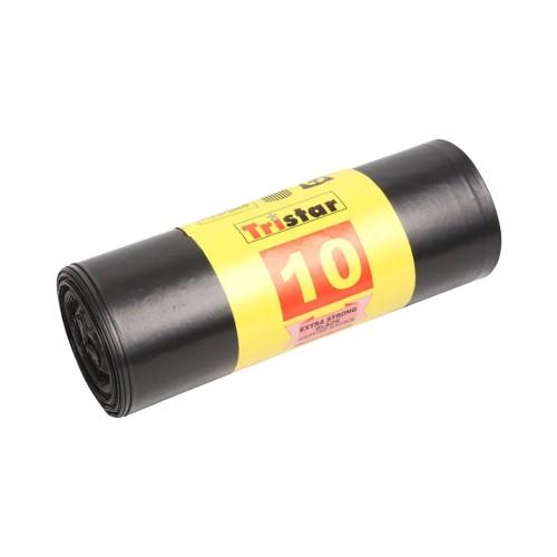 Tristar Extra Strong Super Heavy Duty Black Sack 10pk