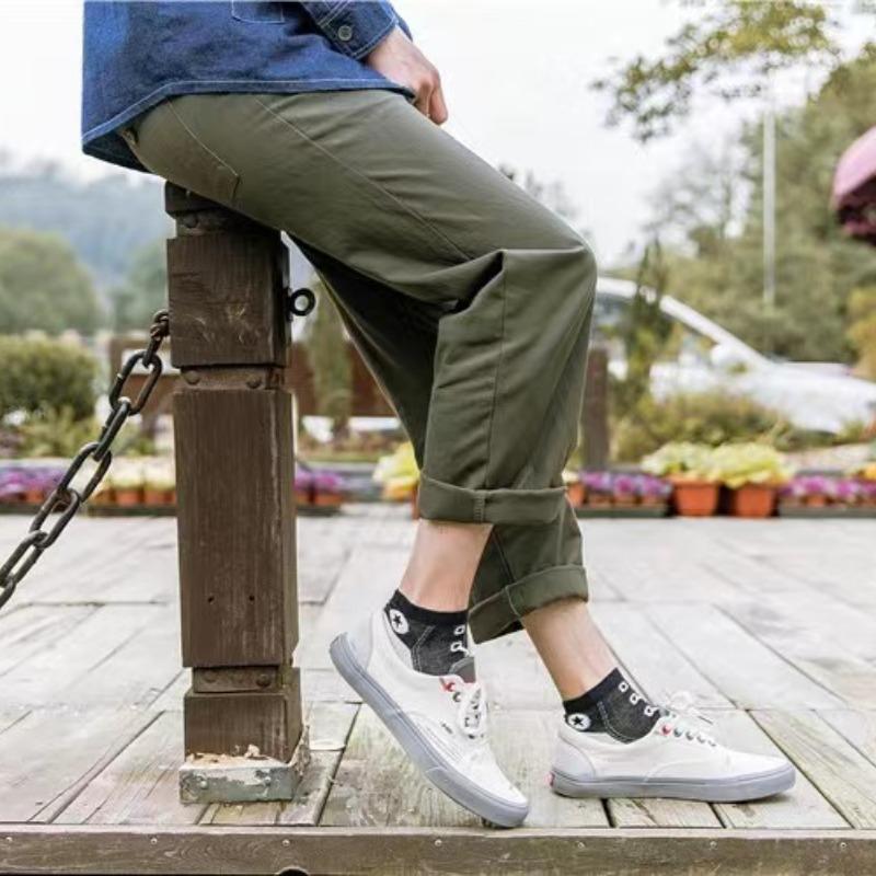 5 Pairs Women's Funny Shoe Print Socks Fashion Style Hip Hop Cute Fashion Soft Slippers And Socks