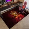 Spain's Royal Emblem Printed Area Rug for Office, Chair Rug, Decorative Carpet Floor Mat, Large Size Fan gifts Christmas gifts