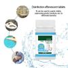 Pool Effervescent Tablets Swimming Pool Chlorine Tablet with Floating Chlorine Dispenser Box for Home Pool Tubs Spas