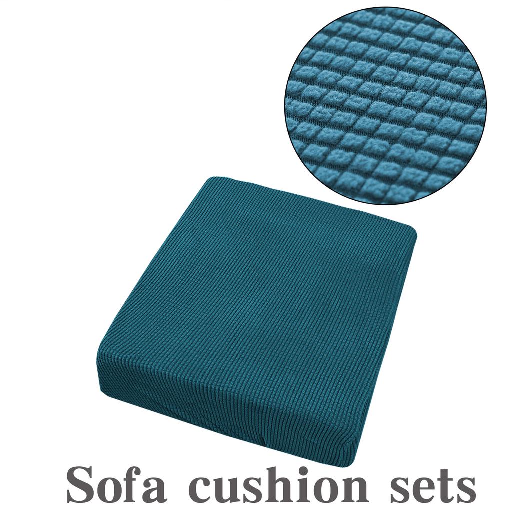 Buy Solid Color Waterproof Sofa Cushion Set Elastic Polyester Spandex