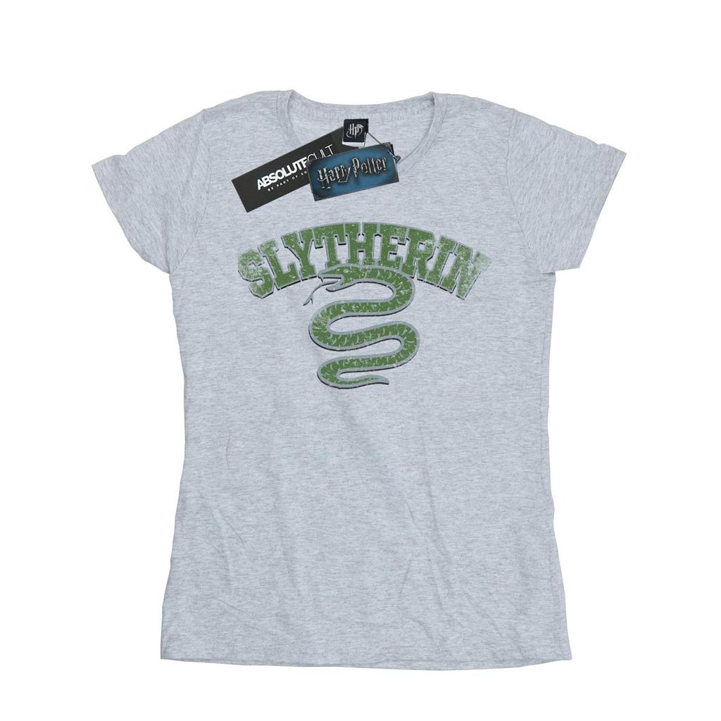 Harry Potter Womens/Ladies Slytherin Sport Emblem Cotton T-Shirt