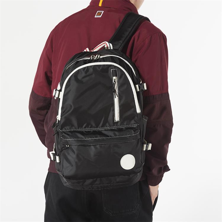 New Converse Polyester Backpack Regular Unisex Black 10009195-A01