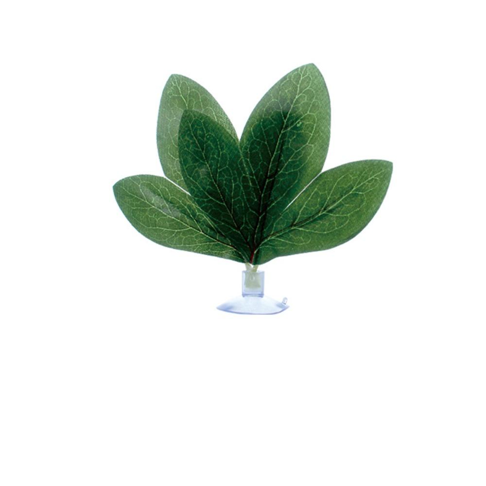 

5pcs Creative Aquarium Landscaping Simulated Artificial Plants Fish Rest Leaf Reptiles Style 4