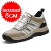 New Men Spring Autumn Invisible Internal Height Increase 8cm Casual Shoes Breathable Youth Unique Sports Mesh Shoes Rubber Sole