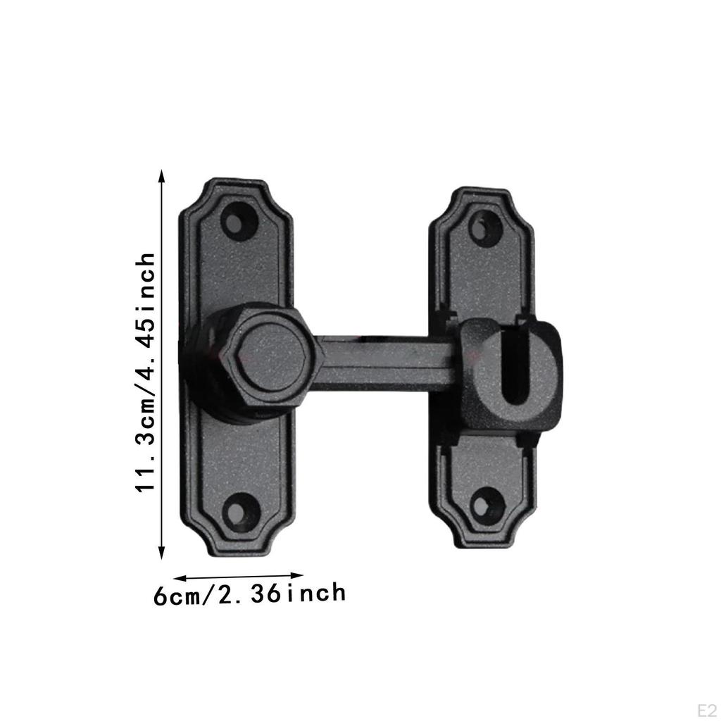 Schiebetürschloss 90/180 Grad Riegel Tor für Schrank Schränke Garten