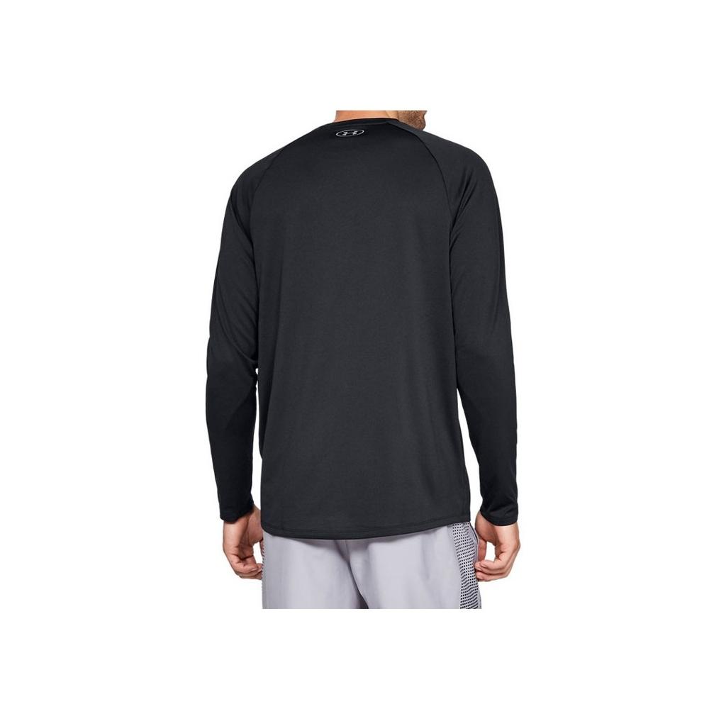 Under Armour Tech Training Sports Long Sleeve T-Shirt Men Tops Black 1328496-001