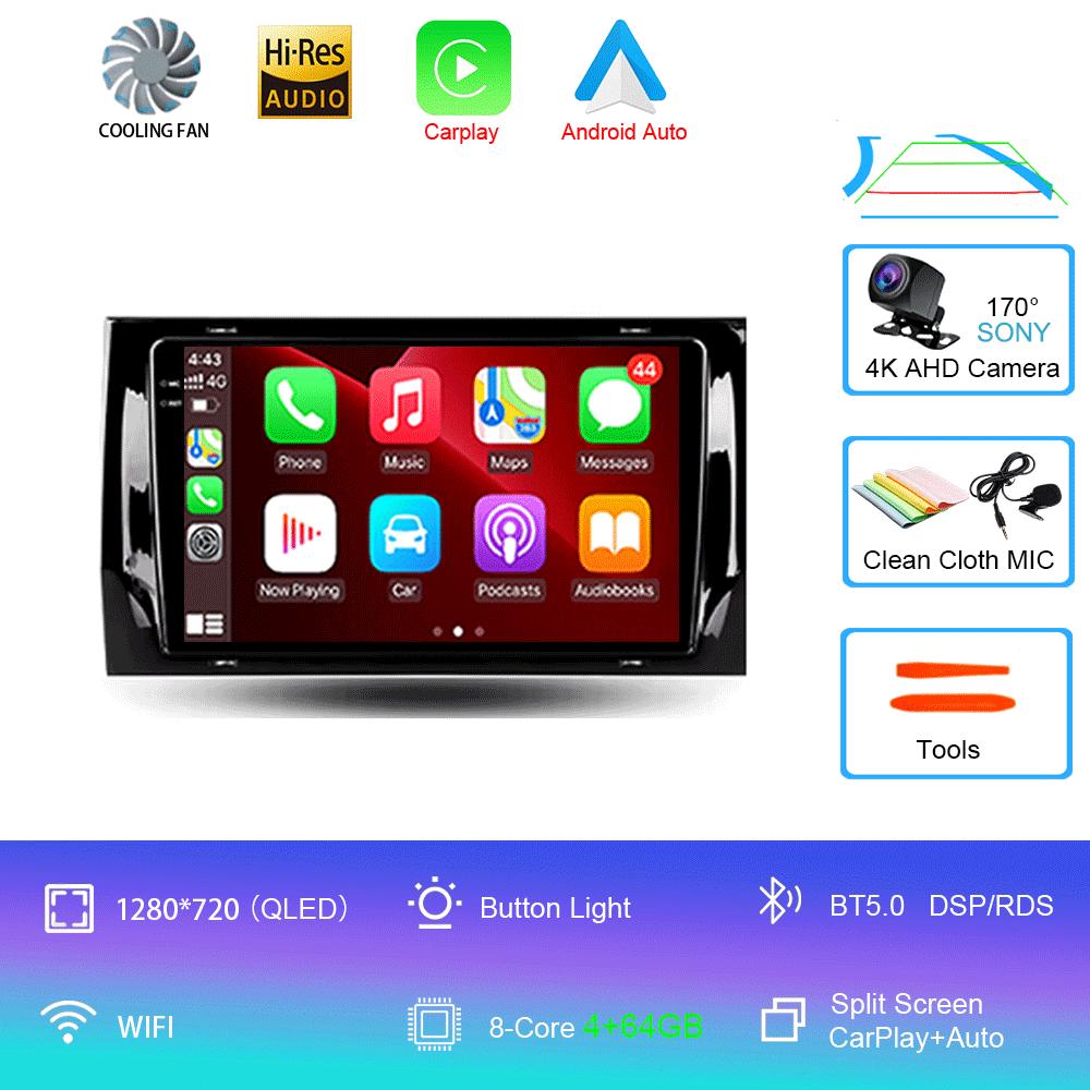 Car Radio Android 14 Carplay Auto For Skoda Kodiaq 2016 - 2021 Karoq NU7 2017 - 2021 Multimedia GSP 2Din Video DVD Player Stereo