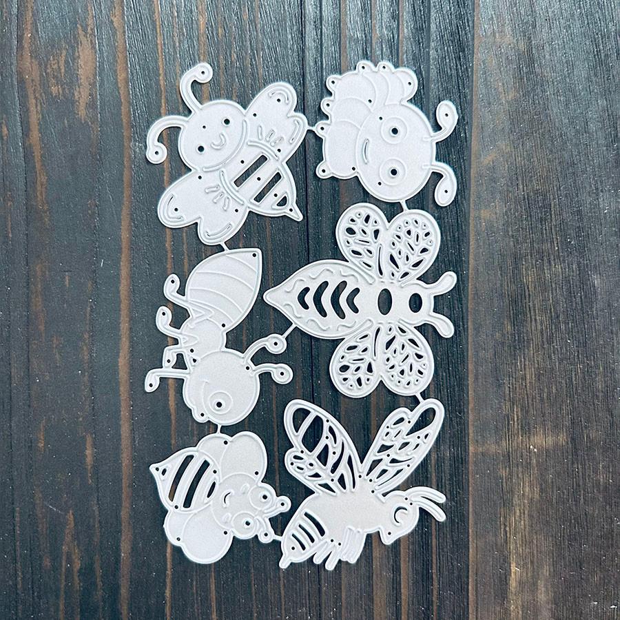 Big Bee Metal Cutting Dies Stencils for DIY Scrapbooking Decorative Embossing Handcraft Die Cutting Template