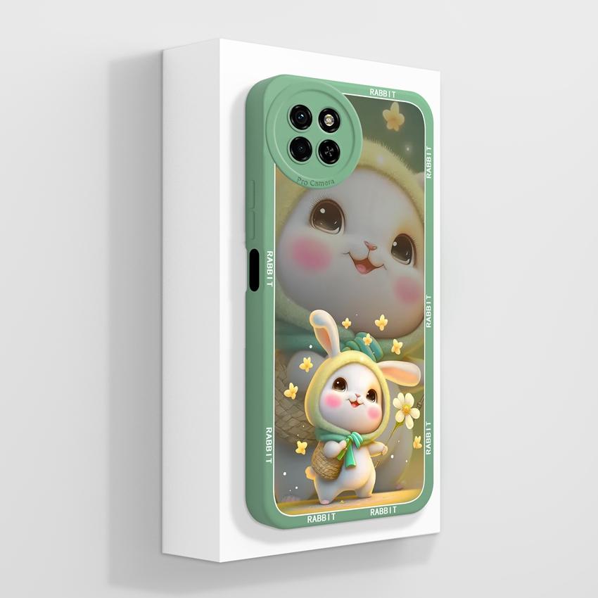 Für itel S23 S24 S25 P55 P65 A70 A80 Liebliches Katzen Handyhülle Kameraschutz Flüssigsilikon Hohe Qualität Anti-Fingerabdruck Hülle Für itel Bumper Capa