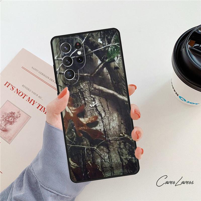 Hunting Camouflage Pattern phone case For Samsung Galaxy S24 S25 S23 S22 Ultra Note 10 20 Plus S20 S21 FE Cover