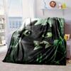 Dragon's Glimmering Fish Blanket Flannel Blanket for bed, sofa, Camping, Hiking, Picnic Essentials, gift for family Fan gifts