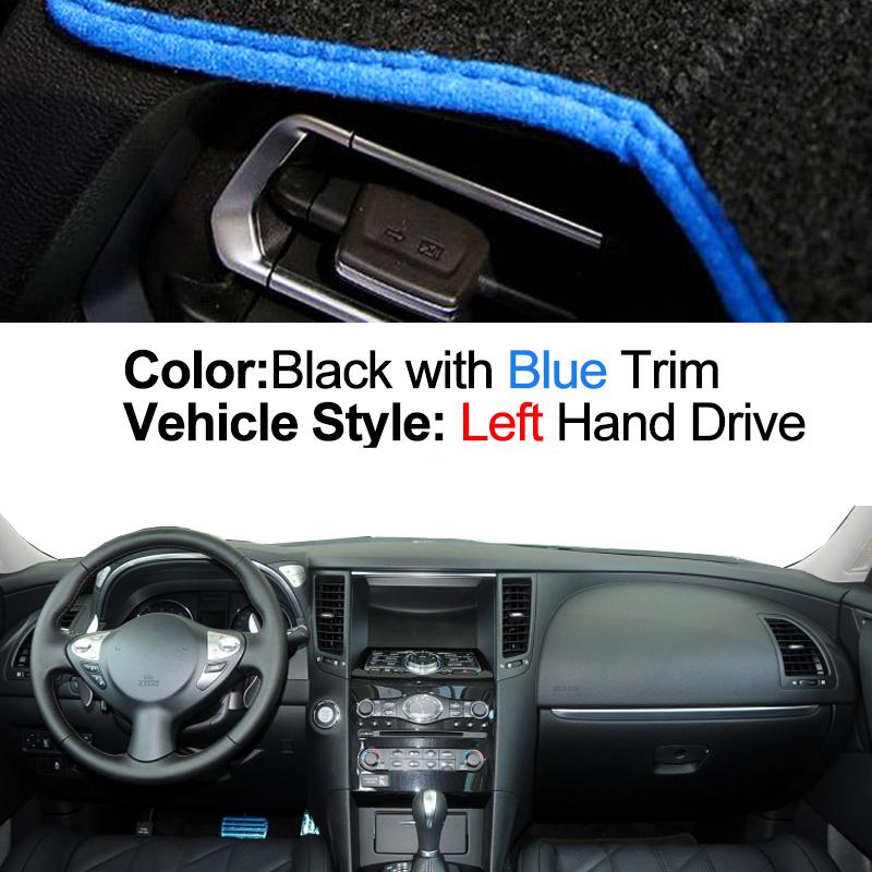 Copertura Cruscotto Interno Auto Per Infiniti FX FX35 FX37 FX45 FX50 QX70 2008 - 2020 Tappetino Protettore Console Dashmat 2019 2018