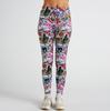 New sexy ladies cartoon graffiti print yoga trousers high waist exercise fitness trousers exercise yoga trousers