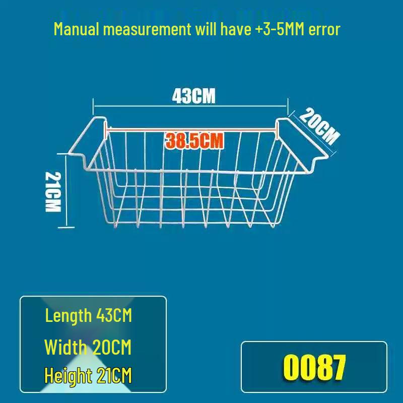 Universal Refrigerator Freezer Storage Basket