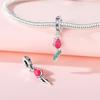 Authentic Copper Metal Metal Plants Flowers Tulip Charm Bead Component Bead Components Compatible With Authentic Original High Quality Fine Pendant