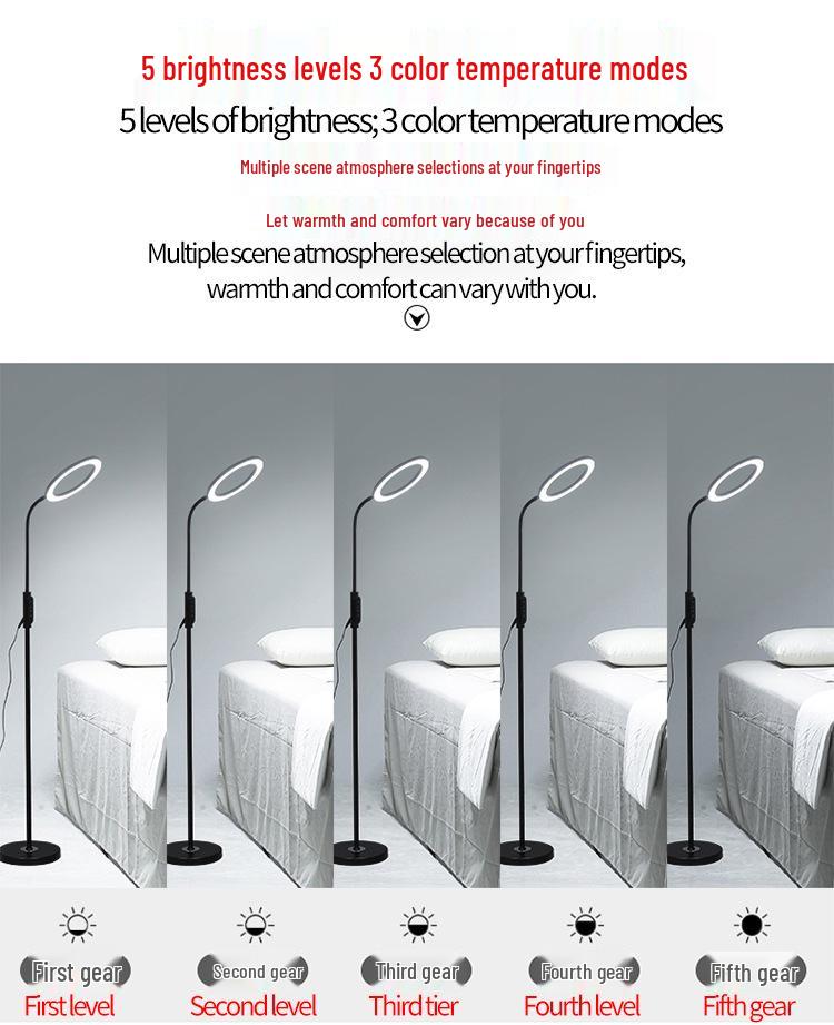 Super Bright Beauty Salon Eyelash & Tattoo Lamp - Versatile Floor Lighting for Nails & More