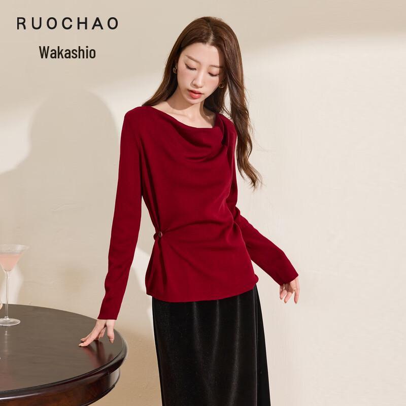 Women s Loose V-Neck Knitted Pullover XL