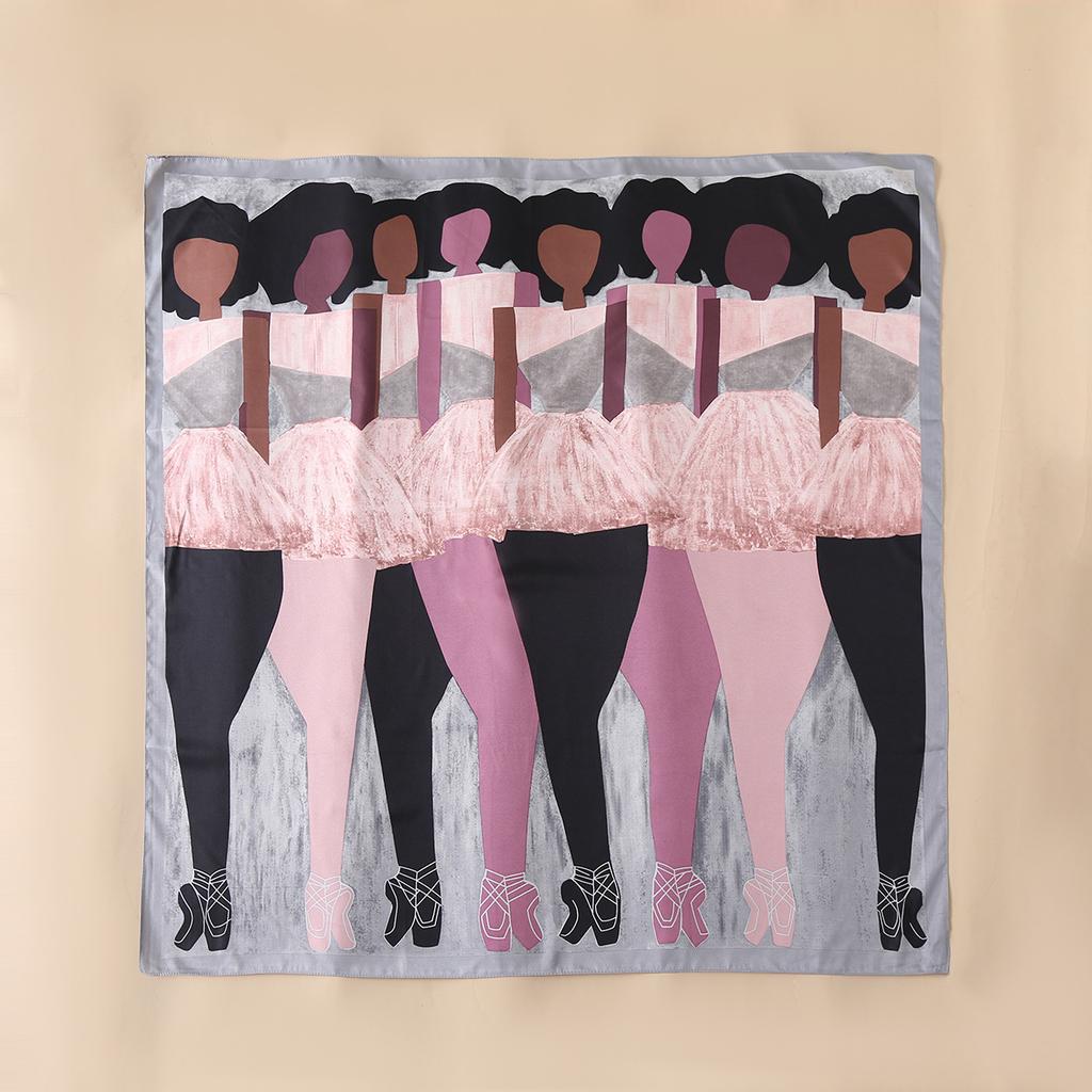 90CM Four Seasons Square Large Square Scarf Luxury Decorative Shirt Professional Headscarf Hairband Sunscreen Headscarf