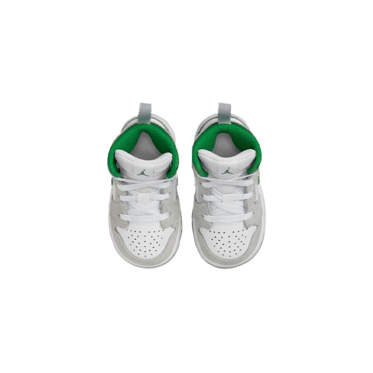 (TD) Air Jordan 1 Mid SE 'Grey Pine Green' Baby DC7250-103