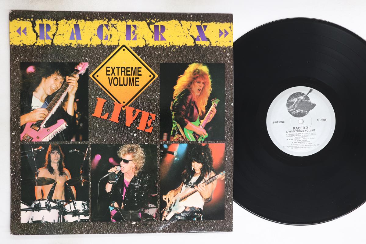 

LP Record RACER X - Live Extreme Volume SH1038 SHRAPNEL 1988 US Metal Used