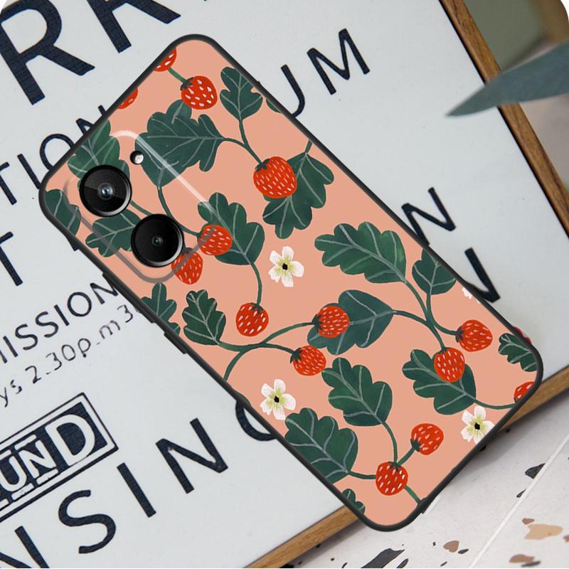 Cute Strawberry For Realme C67 C55 C53 C51 C35 C33 C31 C30 C25s C21Y GT Neo 6 GT5 9 10 11 12 Pro Plus Case