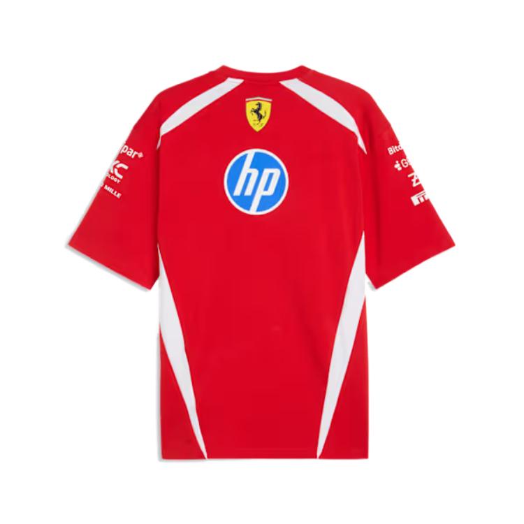 Puma X Scuderia Ferrari HP Replica Soft And Comfortable Short Sleeve T-Shirt Unisex Tops 71382701
