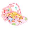Gym Infant Playmat Piano Musical Early Education Crawling Sensory Gym Piano Mat for Infants Pink