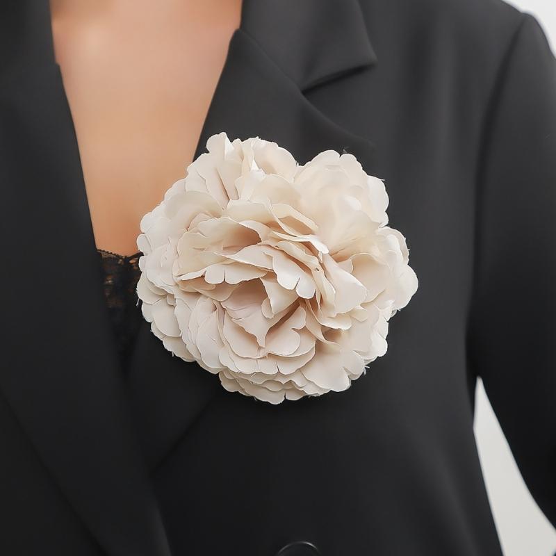 Chique Stoffen Bloem Speld Versiering Unieke Stoffen Bloem Reversspeld Versiering Mooie Bloem Broche Speld Accessoire