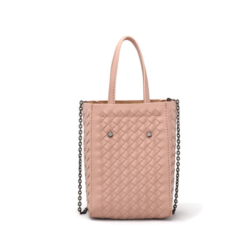 

Hand-woven Women s Bag with Solid Color Texture, Popular Hand-held Shoulder Crossbody Bag, Fashionable and Versatile Tote Bag