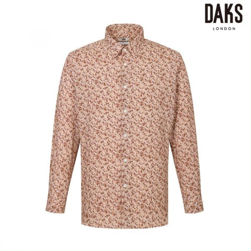 

DakS Men S 100 Cotton SeerSucker Beach Printing Shirt dmp1Shcl130o1 oranges/95