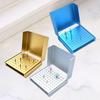 86 Holes Burs Holder with Open Flip Cover Reusable Necessary Tool Portable Professional Supplies Opening Box Case Burs Block