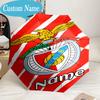 Custom Name Umbrella Benfica Football Crest Umbrella 8-Frame for Travel, Camping, Casual Lightweight Portable, Essential for Family Gifts