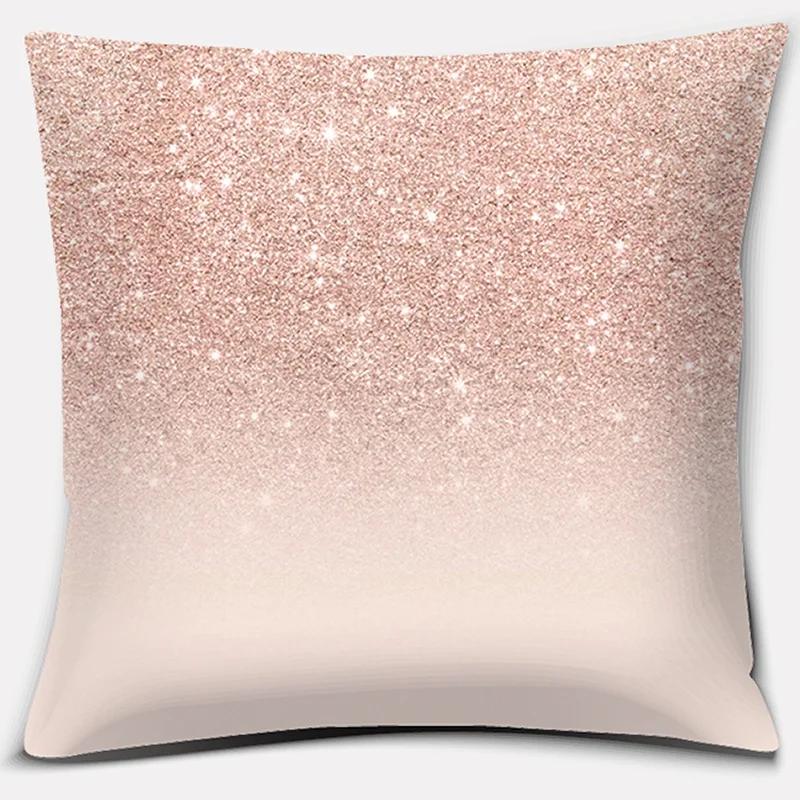 Rosa Thema Heimarbeitszimmer Dekoration Kissen Schlafzimmer Sofa Auto Kissenbezug