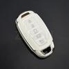 3/4/5 Buttons Car Key Case Cover Fob For Hyundai Kona Creta I20 I30 Ix35 Ix25 Elantra Grandeur Accent Solaris Sonata Palisade