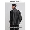 PEACEBIRD Men's Retro Jacquard Loose Fit Pocket Shirt