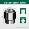 Baolian 3/8" Short Socket Wrench with 10mm Extended Hexagonal Socket