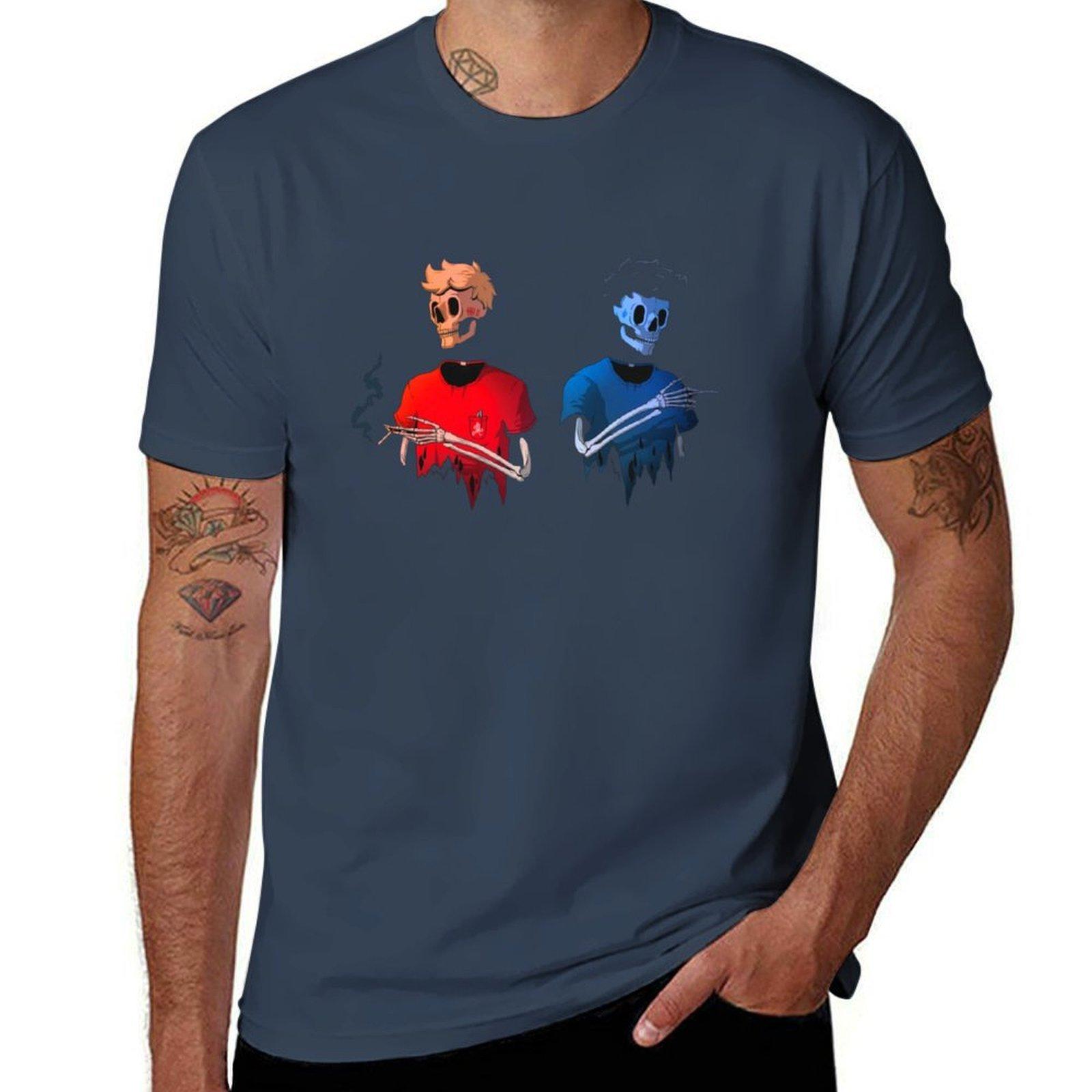 Josh A and Iamjakehill Chaos TShirt Work Wear Simple Tee Shirt S
