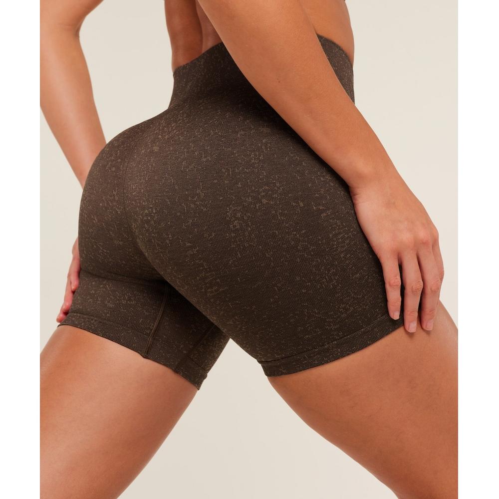Gymshark Adapt Fleck Seamless Shorts Archive Brown Lifestyle Brown B6a1j Ndf4