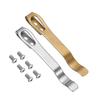 2Set Deep Carry Pocket Clip 2.6"(66mm) Length Universal Folding Knife Pocket Back Clip with Screws Man Knife Replacement Parts